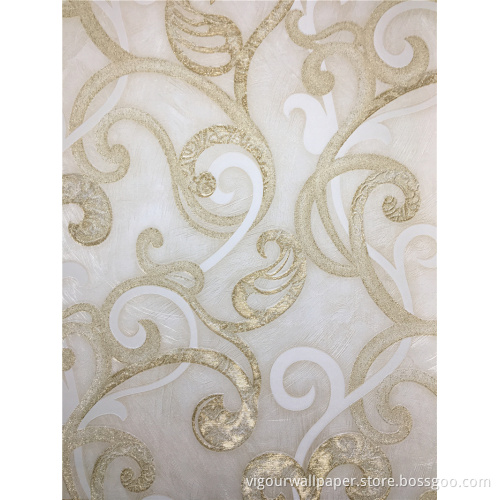 Waterproof PVC wallpaper Hotel Wall Paper Home Decoration